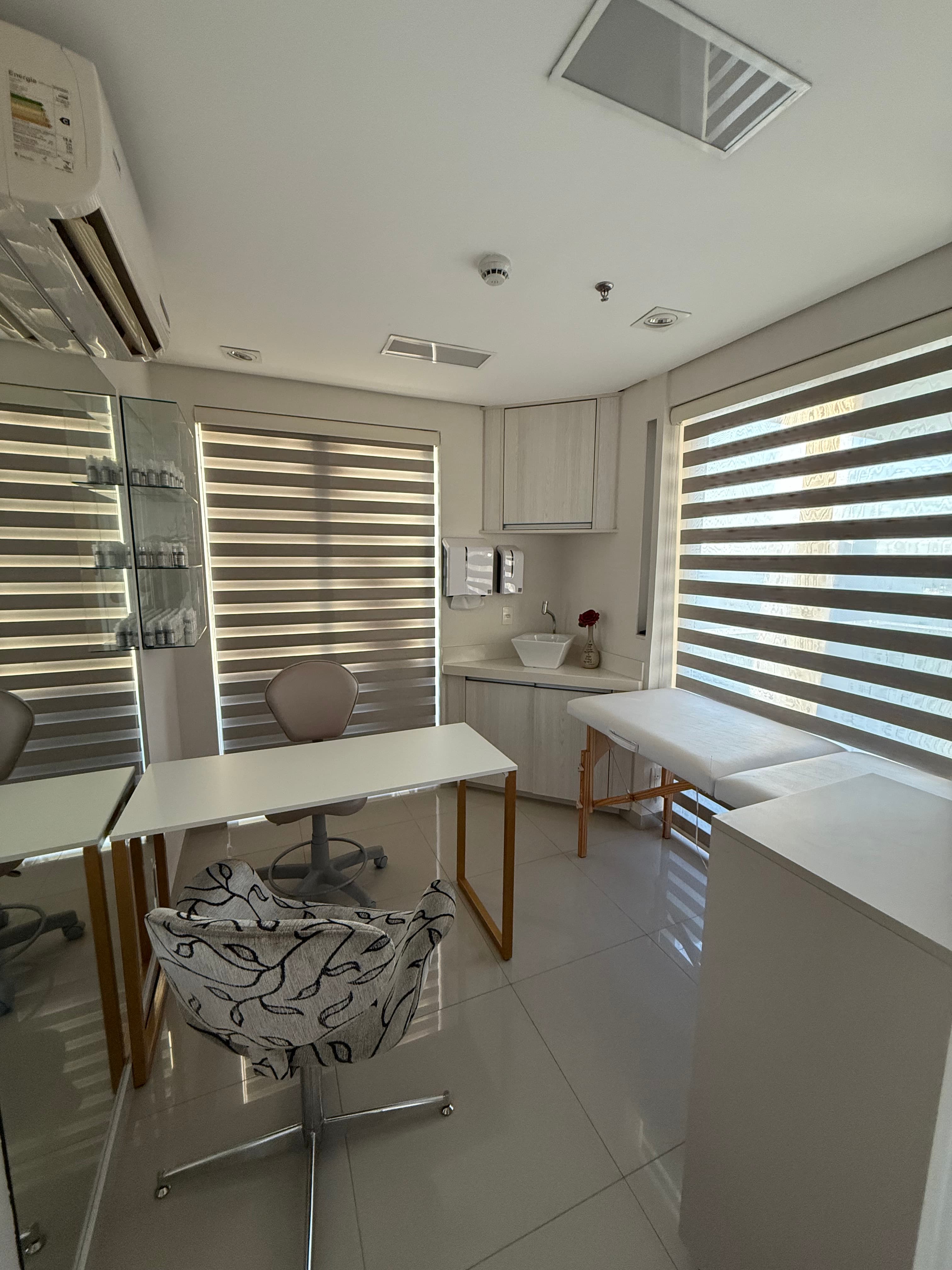 Sala de atendimento da Clínica de Perícias